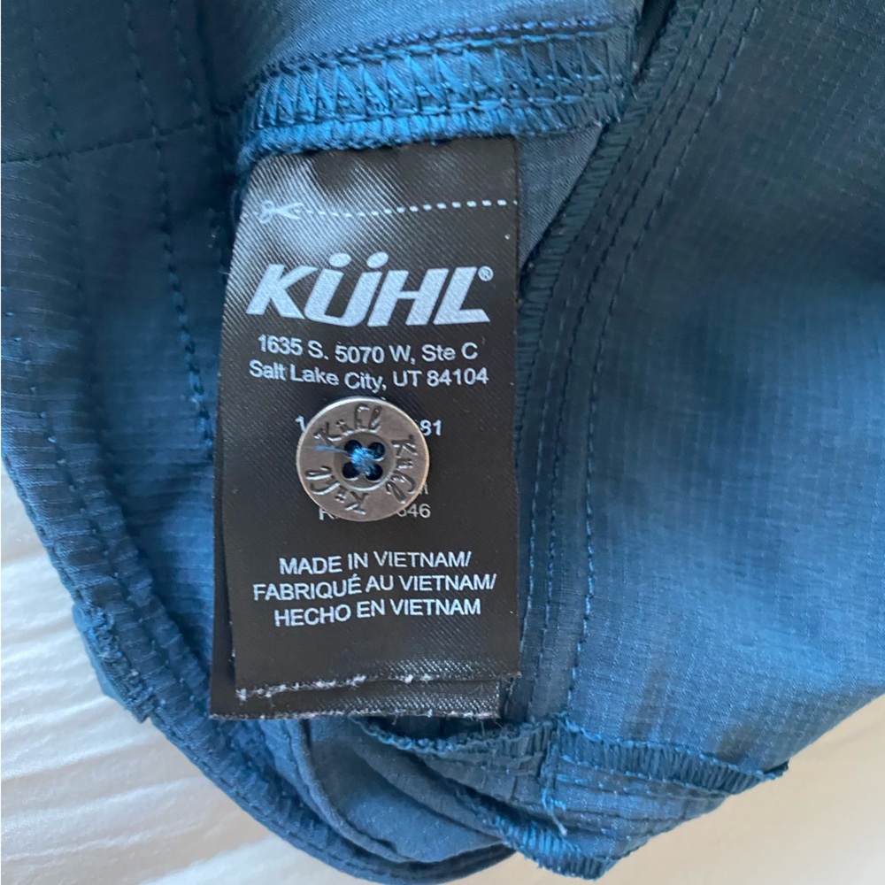 KÜHL Blue Women’s Horizon Performance Cargo Roll Up Outdoor Hiking Shorts. - Picture 5 of 11